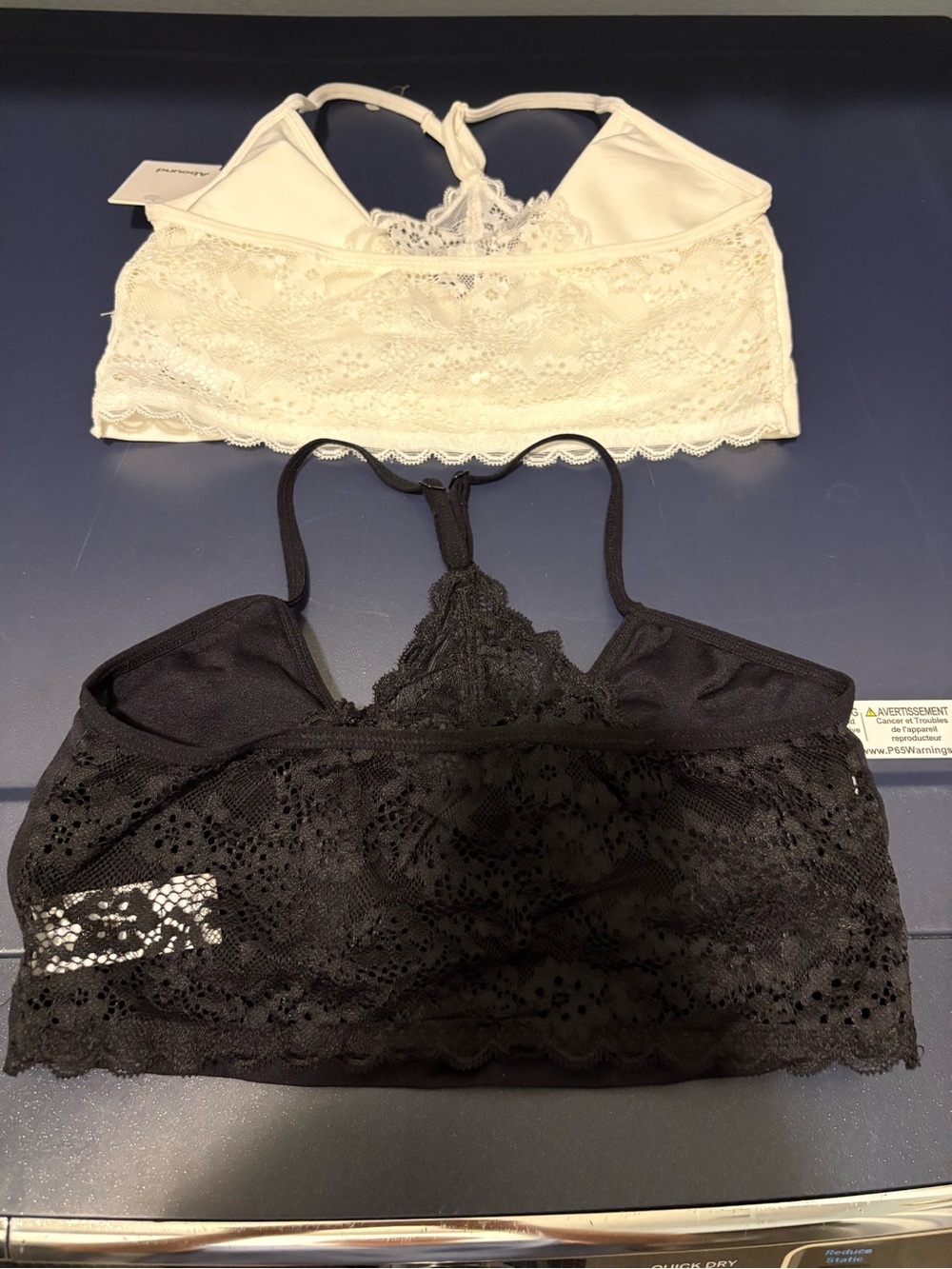 Abound Lace Racerback Bralettes - Black & White - Picture 2 of 5